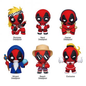 Marvel 3D magnety Deadpool Classic Series 1 Display (12)