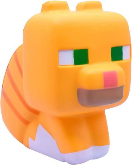 Minecraft Mega Squishme Anti-Stress Figure Series 2 Tabby 15 cm - Kliknutím na obrázek zavřete