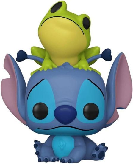 Lilo & Stitch POP! Vinylová Figurka Stitch w/Frog 9 cm - Kliknutím na obrázek zavřete