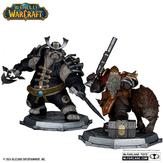 World of Warcraft PVC Socha 2-Pack 1/12 Dwarf Hunter: Beast Mas - Kliknutím na obrázek zavřete