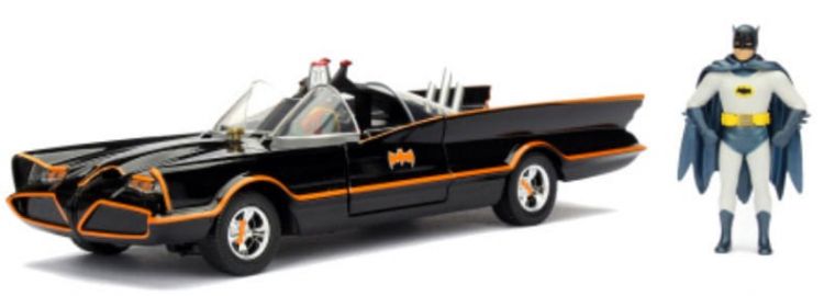 DC Comics kovový model 1/24 Batman 1966 Classic Batmobile - Kliknutím na obrázek zavřete