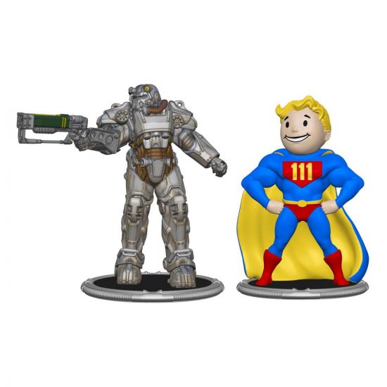 Fallout mini figurky 2-Pack Set C T-60 & Vault Boy (Power) 7 cm - Kliknutím na obrázek zavřete