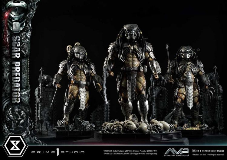 The Alien vs. Predator Museum Masterline Series Socha 1/3 Scar - Kliknutím na obrázek zavřete