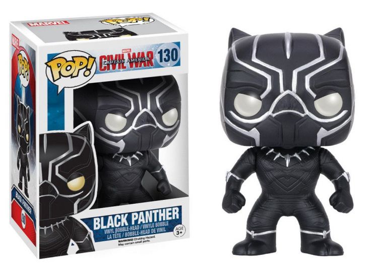 Captain America Civil War POP! Vinyl Bobble-Head Black Panther 1 - Kliknutím na obrázek zavřete