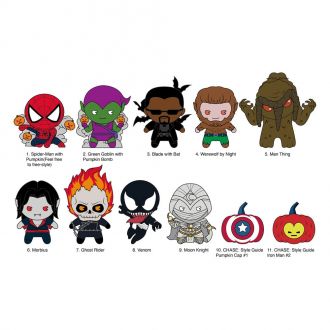 Marvel PVC Bag Clips Halloween/Strange Tales Series 1 Display (2