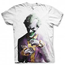 The Joker - Arkham Allover T-Shirt (White)