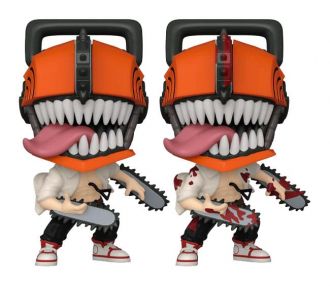 Chainsaw Man POP! Animation Vinyl Figures Chainsaw Man w/CH(BD)