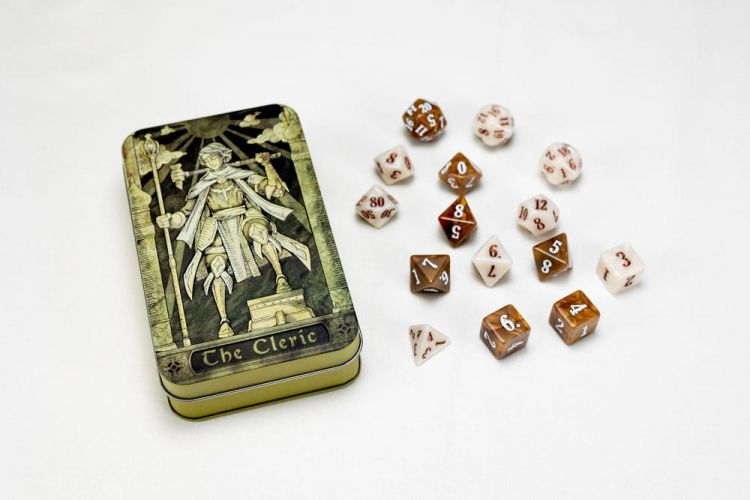 Character Class Classic RPG Dice Set Cleric (14) - Kliknutím na obrázek zavřete