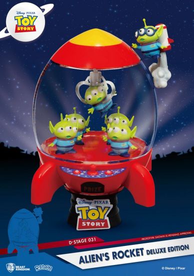 Toy Story D-Stage PVC Diorama Alien's Rocket Deluxe Edition 15 c - Kliknutím na obrázek zavřete