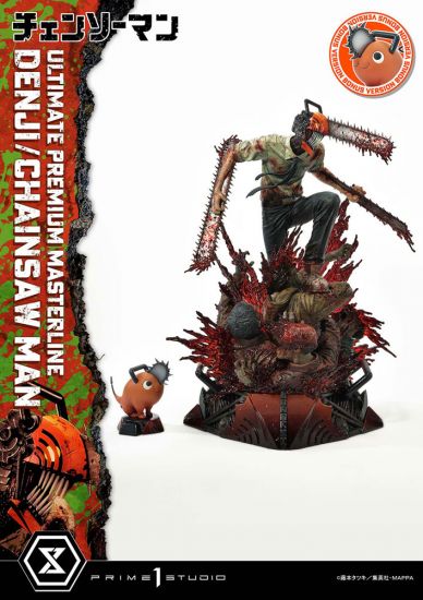 Chainsaw Man PVC Socha 1/4 Denji Deluxe Bonus Version 57 cm - Kliknutím na obrázek zavřete