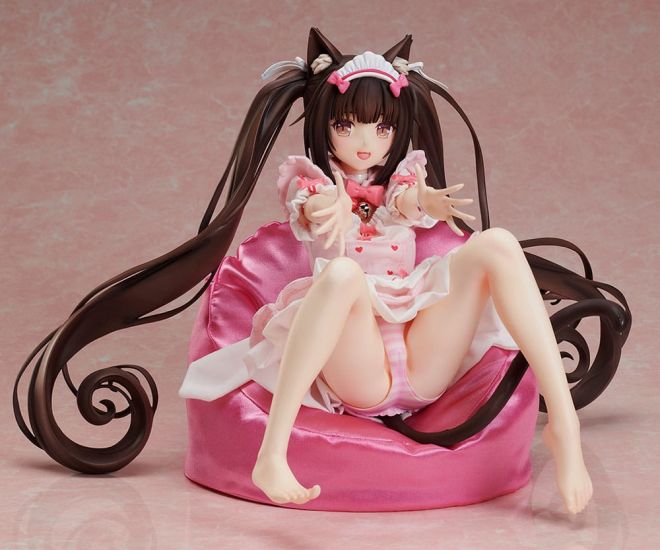 Nekopara PVC Socha 1/4 Chocola Bare Leg Ver. 35 cm - Kliknutím na obrázek zavřete