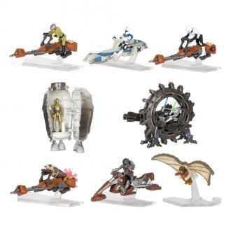 Star Wars Micro Galaxy Squadron Vehicles with Figures Scout Clas