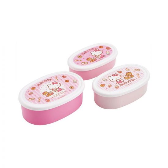 Hello Kitty Set of 3 dóza na svačinu Sweety pink - Kliknutím na obrázek zavřete