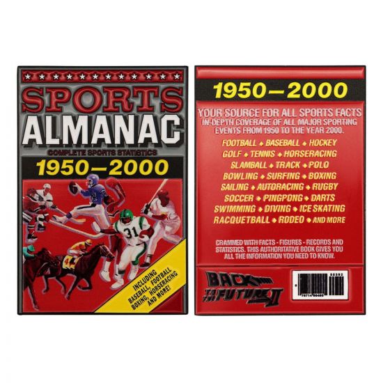 Back to the Future Ingot Sport Almanac Limited Edition - Kliknutím na obrázek zavřete