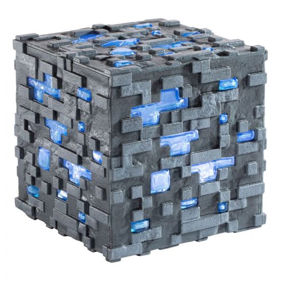 Minecraft Replica Illuminating Diamond Ore Cube 10 cm - Kliknutím na obrázek zavřete