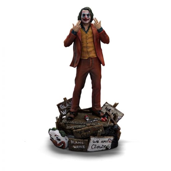 DC Comics Art Scale Deluxe Socha 1/10 Joker (Arthur Fleck) 19 c - Kliknutím na obrázek zavřete