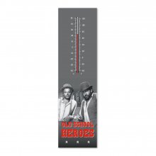 Bud Spencer & Terence Hill Thermometer with metal key holder Old