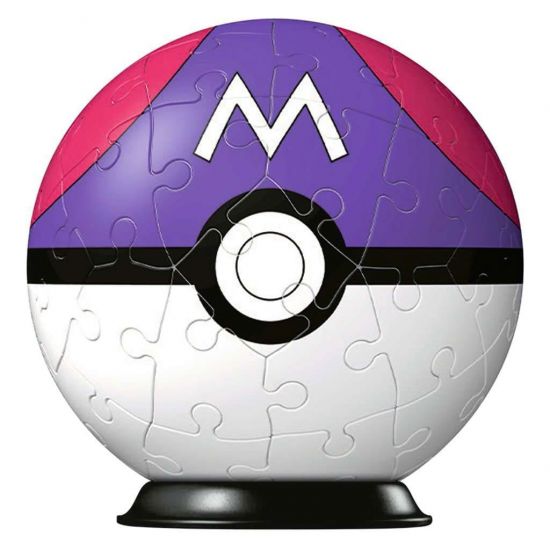 Pokémon 3D Puzzle Pokéballs: Master Ball (54 pieces) - Kliknutím na obrázek zavřete