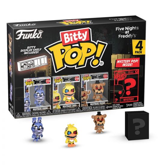 Five Nights at Freddy's Bitty POP! Vinylová Figurka 4-Pack Night - Kliknutím na obrázek zavřete