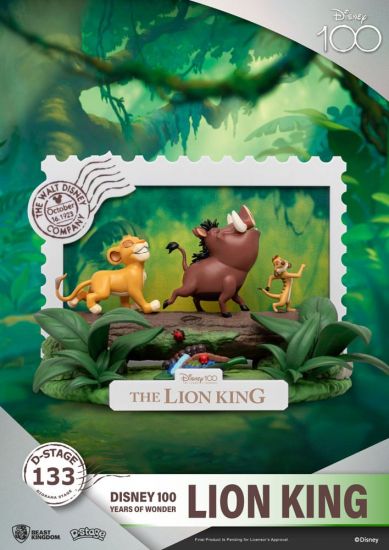 Disney 100 Years of Wonder D-Stage PVC Diorama Lion King 10 cm - Kliknutím na obrázek zavřete