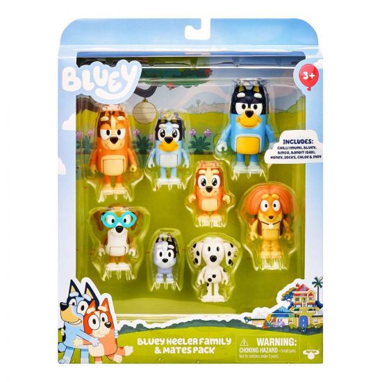 Bluey Akční Figurky 8-Pack - Kliknutím na obrázek zavřete