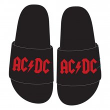 AC/DC Papuče Logo Size XL