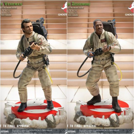 Ghostbusters Resin Socha 1/8 Peter Venkmann + Winston Zeddemore - Kliknutím na obrázek zavřete