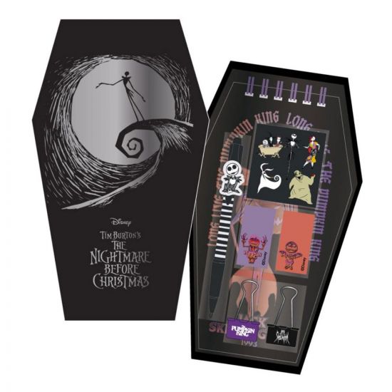 Nightmare Before Christmas Stationery - Set 7 pieces - Kliknutím na obrázek zavřete