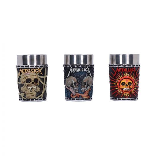 Metallica Shot Glasses Pushead Art 3-Pack - Kliknutím na obrázek zavřete