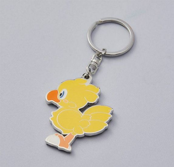 Final Fantasy Series Metal-Keychain Chocobo - Kliknutím na obrázek zavřete