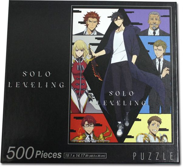 Solo Leveling Puzzle Sung Jinwoo with Others (500 pieces) - Kliknutím na obrázek zavřete