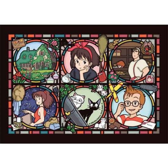 Kiki's Delivery Service skládací puzzle Stained Glass Characters - Kliknutím na obrázek zavřete