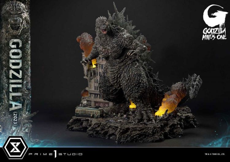 Godzilla Minus One Diorama Masterline Series Godzilla 2023 70 cm - Kliknutím na obrázek zavřete