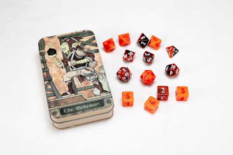 Character Class Classic RPG Dice Set Alchemist (14) - Kliknutím na obrázek zavřete