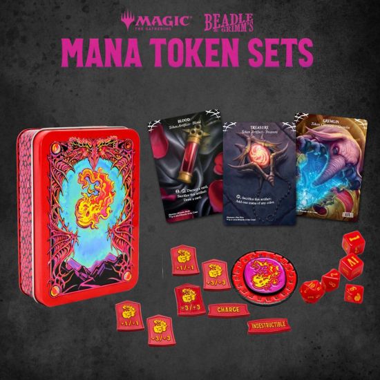 Magic the Gathering Dice and Token Pack Red Mana - Kliknutím na obrázek zavřete