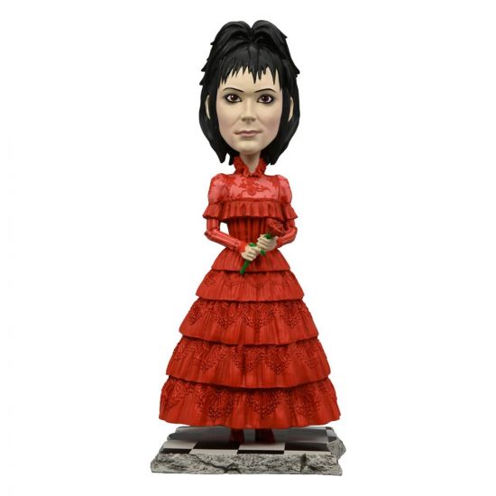 Beetlejuice Beetlejuice Head Knocker Bobble-Head Lydia Wedding 2 - Kliknutím na obrázek zavřete