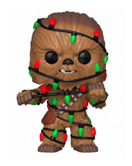 Star Wars POP! Vinyl Bobble-Head Holiday Chewbacca with Lights 9 - Kliknutím na obrázek zavřete