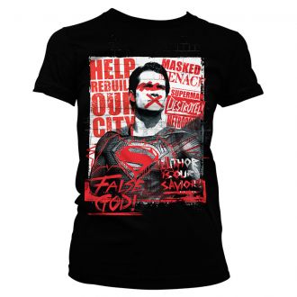 Batman v Superman ladies t-shirt Luthor Is Our Salvor