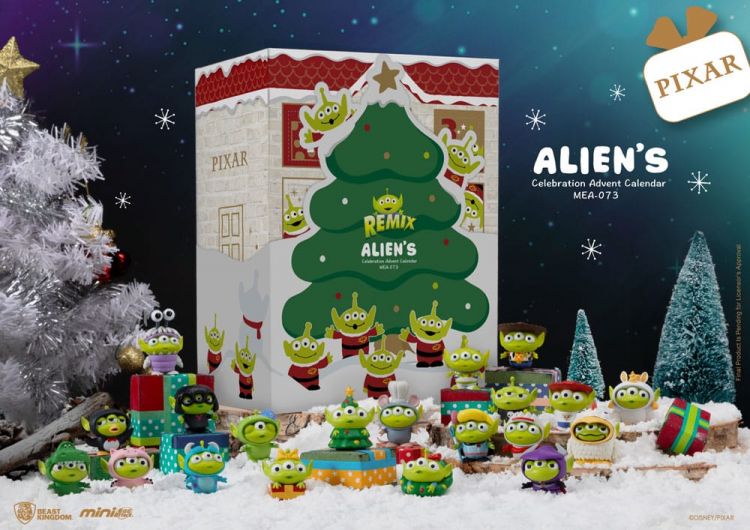 Toy Story Mini Egg Attack adventní kalendář Alien's celebration - Kliknutím na obrázek zavřete