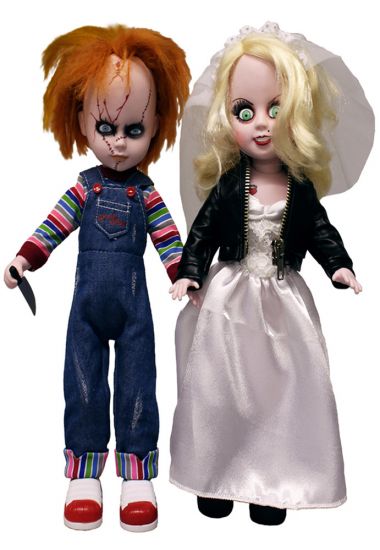 Living Dead Chucky & Tiffany Doll Set 25 cm - Kliknutím na obrázek zavřete