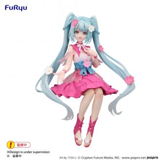 Hatsune Miku Noodle Stopper PVC Socha Flower Fairy Cosmos 14 cm