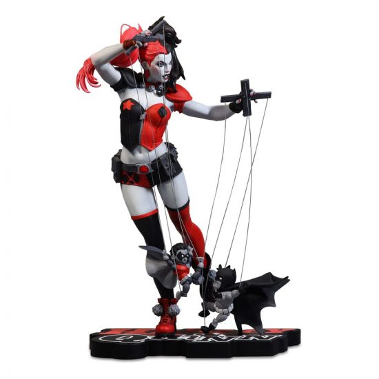 DC Comics Red, White & Black Socha 1/10 Harley Quinn by Emanuel - Kliknutím na obrázek zavřete