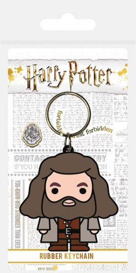 Harry Potter gumový přívěsek na klíče Chibi Hagrid 6 cm - Kliknutím na obrázek zavřete