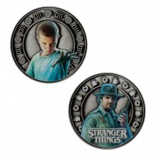 Stranger Things sběratelská mince Eleven & Hopper 4 cm