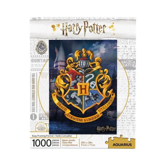 Harry Potter skládací puzzle Bradavice Logo (1000 pieces) - Kliknutím na obrázek zavřete