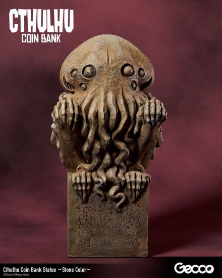 H.P. Lovecraft Cthulhu Mythos pokladnička Socha Cthulhu (Stone C - Kliknutím na obrázek zavřete