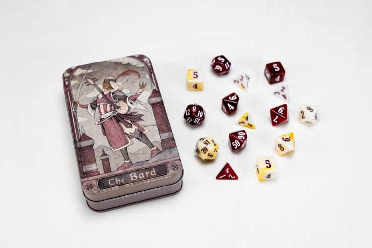 Character Class Classic RPG Dice Set Bard (14) - Kliknutím na obrázek zavřete