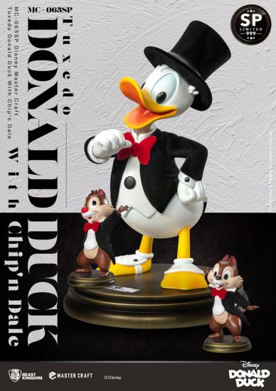 Disney 100th Master Craft Socha Tuxedo Donald Duck (Chip'n und - Kliknutím na obrázek zavřete