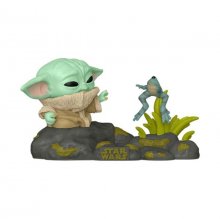 Star Wars POP! Deluxe Vinylová Figurka Din Grogu w/Frog 9 cm