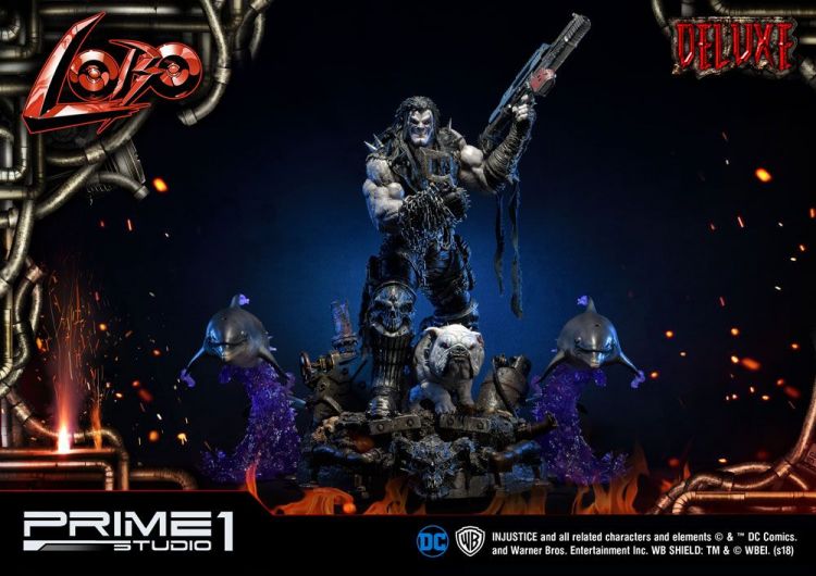 Injustice Gods Among Us Socha 1/3 Lobo Deluxe Version 98 cm - Kliknutím na obrázek zavřete